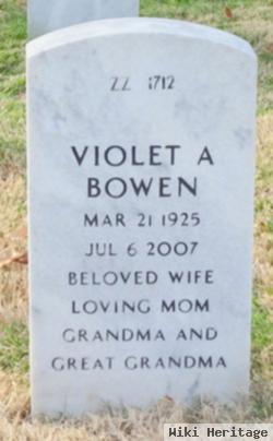 Violet A. Pursley Bowen