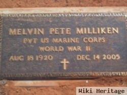 Melvin Babe "pete" Milliken