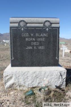 George W. Blaine