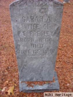 Sarah A Pressley