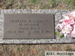 Leonard D Garrity