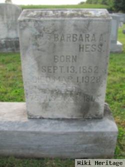 Barbara Ann Risser Hess