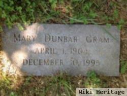 Mary Dunbar Gram