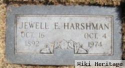 Jewell E Harshman