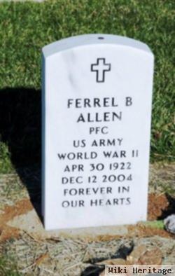 Pfc Ferrel B. Allen