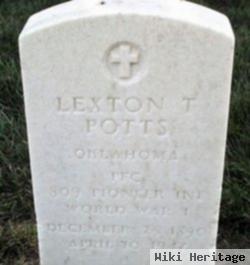 Lexton T Potts