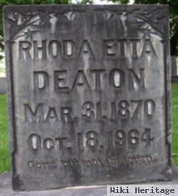 Rhoda Etta Deaton