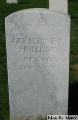 Geraldine B Holliday