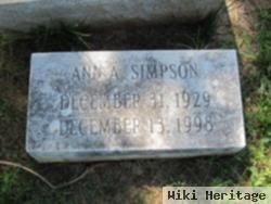 Ann Anderson Simpson