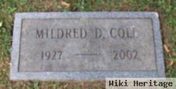 Mildred D Cole