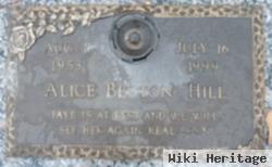 Alice Becton Hill