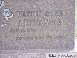 Bettie Rose Peterson