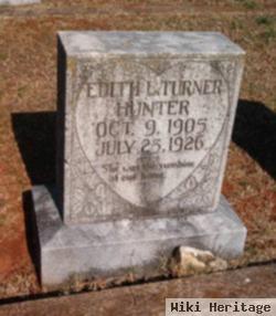 Edith L Turner Hunter