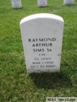 Corp Raymond Arthur Sims, Sr