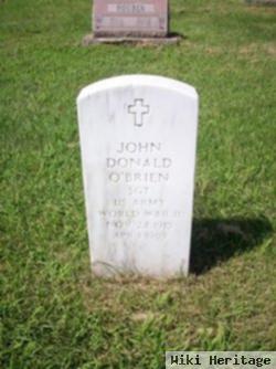 Sgt John Donald O'brien