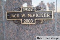 Jack W Mcvicker