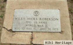 Wiley Hicks Roberson