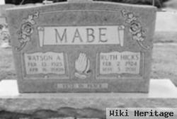 Ruth Ellen Hicks Mabe