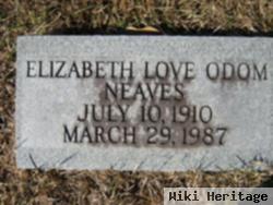 Mary Elizabeth Love Odom Neaves