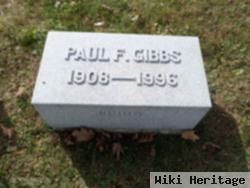 Paul F. "buddy" Gibbs
