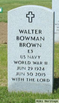 Walter Bowman Brown