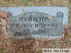 Virginia Mcdaniel Hamilton