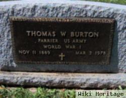 Thomas W Burton