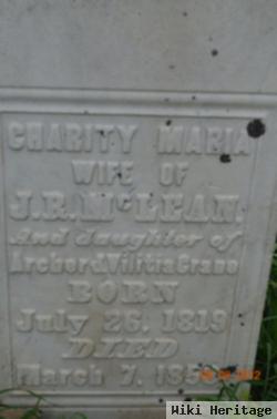 Charity Maria Crane Mclean