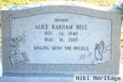 Alice Pricilla Barham Bell