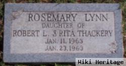 Rosemary Lynn Thackery