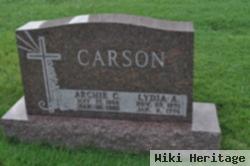 Lydia A Carson