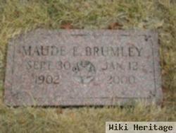 Maude E Brumley