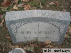 Mary Agnes O'connor Mcaleer