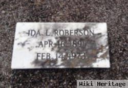 Ida L Roberson