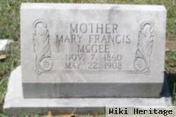 Mary Francis Tanner Mcgee