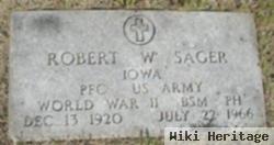 Pfc Robert W. Sager