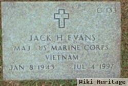 Maj Jack H Evans