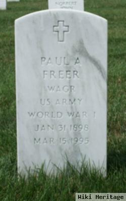 Paul A. Freer