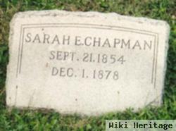 Sarah E Chapman