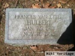 Frances Van Etten Hulbert