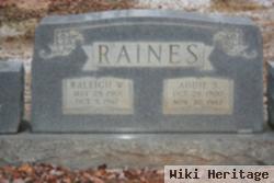 Raleigh W. Raines