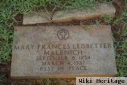 Mary Francis Ledbetter Malenich