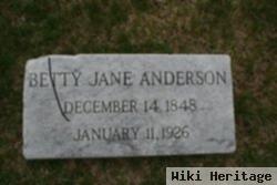 Betty Jane Anderson