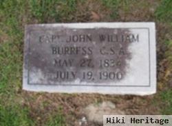 Capt John William Burress