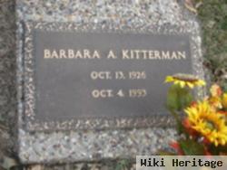 Barbara A. Crawford Kitterman