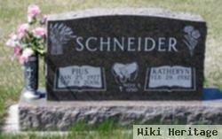 Pfc Pius Schneider