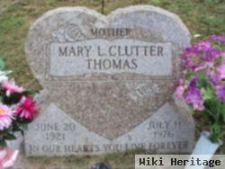 Mary L. Clutter Thomas