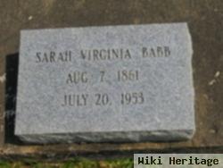 Sarah Virginia Elliott Babb