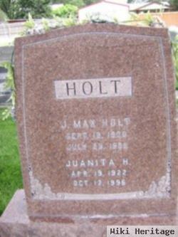 J. Max Holt