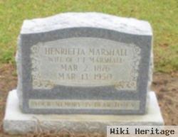 Henrietta Marshall